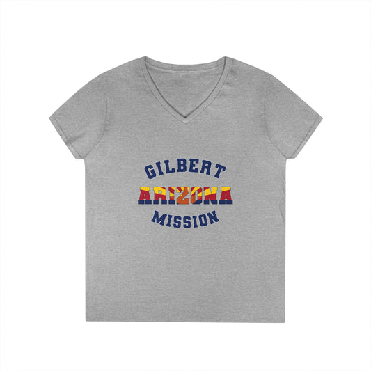 Arizona Gilbert English - Ladies' V-Neck T-Shirt