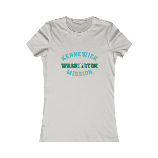 Washington Kennewick English - Ladies' New Favorite Tee