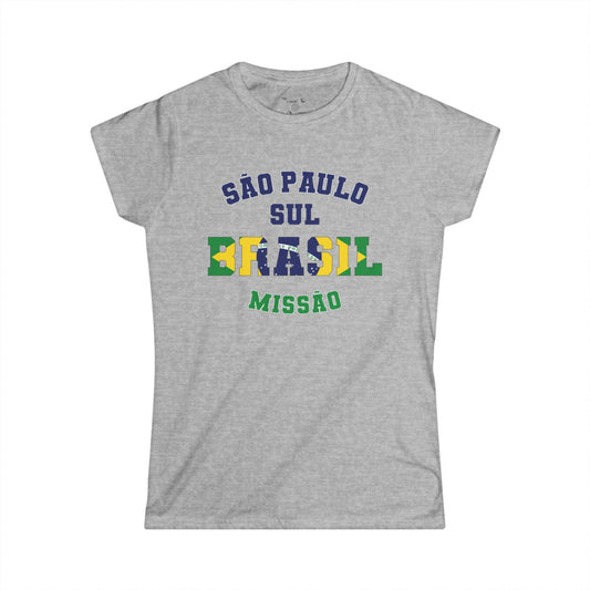 Brazil Sao Paulo South Portuguese - The Classic P-Day Tee for Ladies