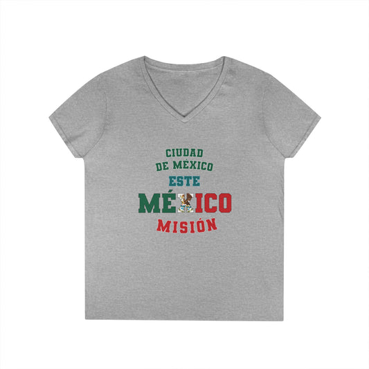 Mexico Mexico City East Spanish - Ladies' V-Neck T-Shirt