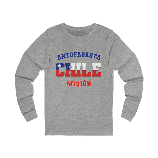 Chile Antofagasta Spanish - Unisex Long Sleeve Cotton Jersey
