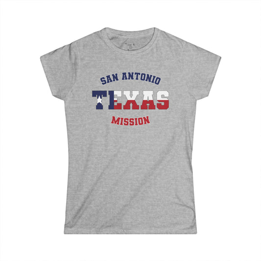Texas San Antonio English - The Classic P-Day Tee for Ladies