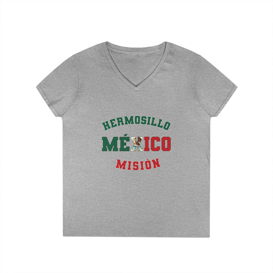 Mexico Hermosillo Spanish - Ladies' V-Neck T-Shirt