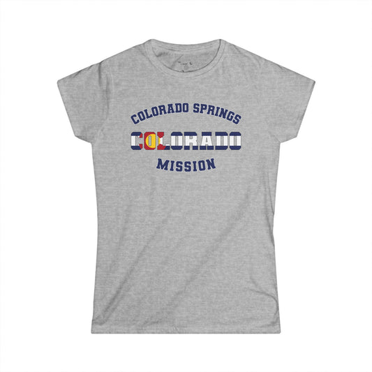 Colorado Colorado Springs English - The Classic P-Day Tee for Ladies