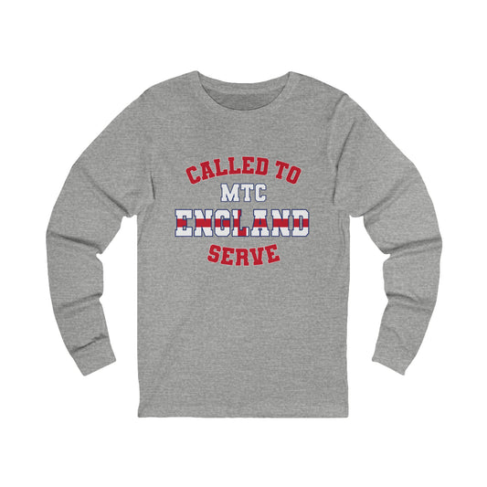 England MTC English - Unisex Long Sleeve Cotton Jersey