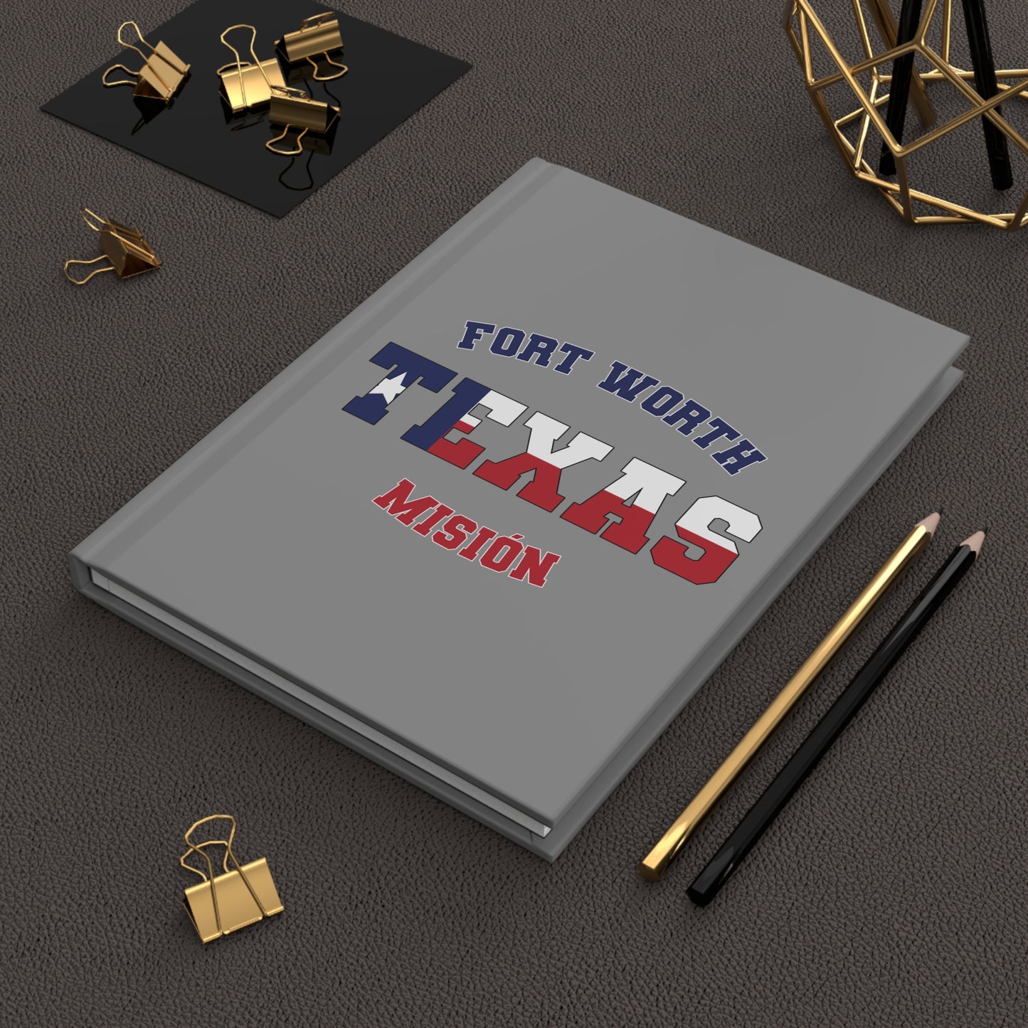 Texas Fort Worth Spanish - Hardcover Journal