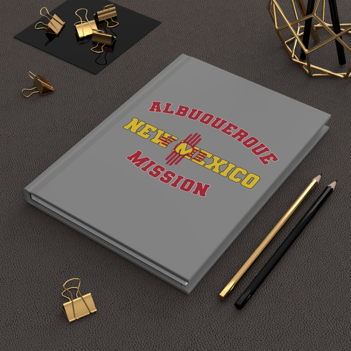 New Mexico Albuquerque English - Hardcover Journal