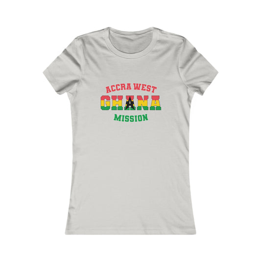 Ghana Accra West English - Ladies' New Favorite Tee