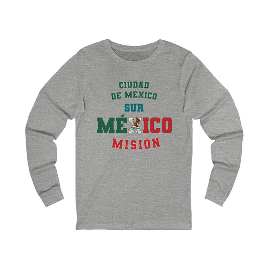 Mexico Mexico City South Spanish - Unisex Long Sleeve Cotton Jersey