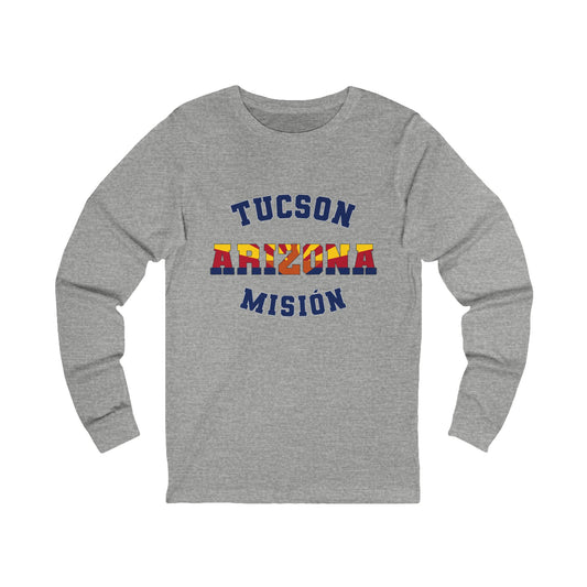 Arizona Tucson Spanish - Unisex Long Sleeve Cotton Jersey