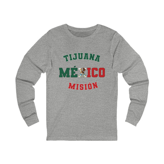 Mexico Tijuana Spanish - Unisex Long Sleeve Cotton Jersey
