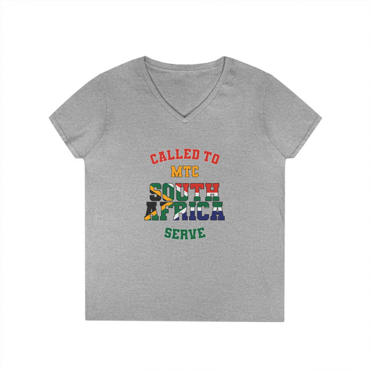 South Africa MTC English - Ladies' V-Neck T-Shirt
