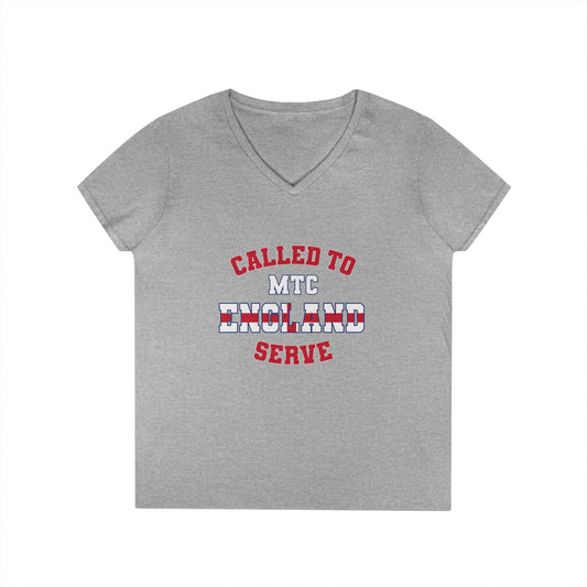 England MTC English - Ladies' V-Neck T-Shirt
