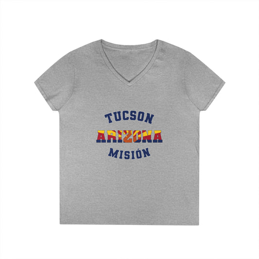 Arizona Tucson Spanish - Ladies' V-Neck T-Shirt