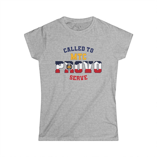 Provo MTC English New Utah Flag - The Classic P-Day Tee for Ladies