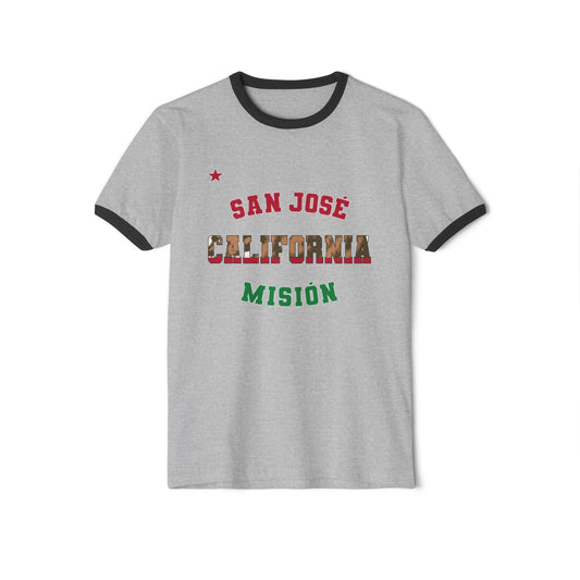 California San Jose Spanish - Unisex Cotton Ringer T-Shirt