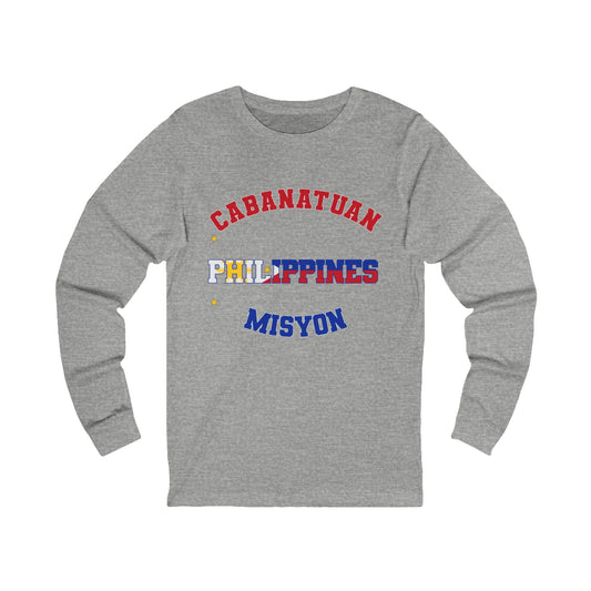 Philippines Cabanatuan Tagalog - Unisex Long Sleeve Cotton Jersey