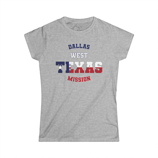 Texas Dallas West English - The Classic P-Day Tee for Ladies