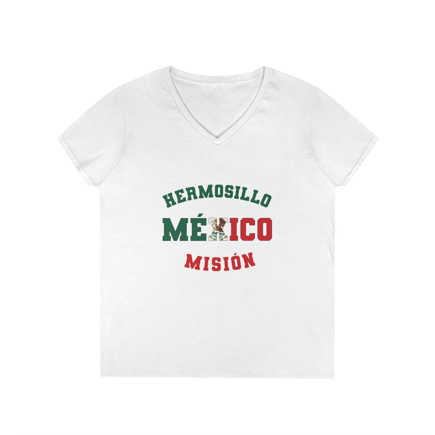 Mexico Hermosillo Spanish - Ladies' V-Neck T-Shirt