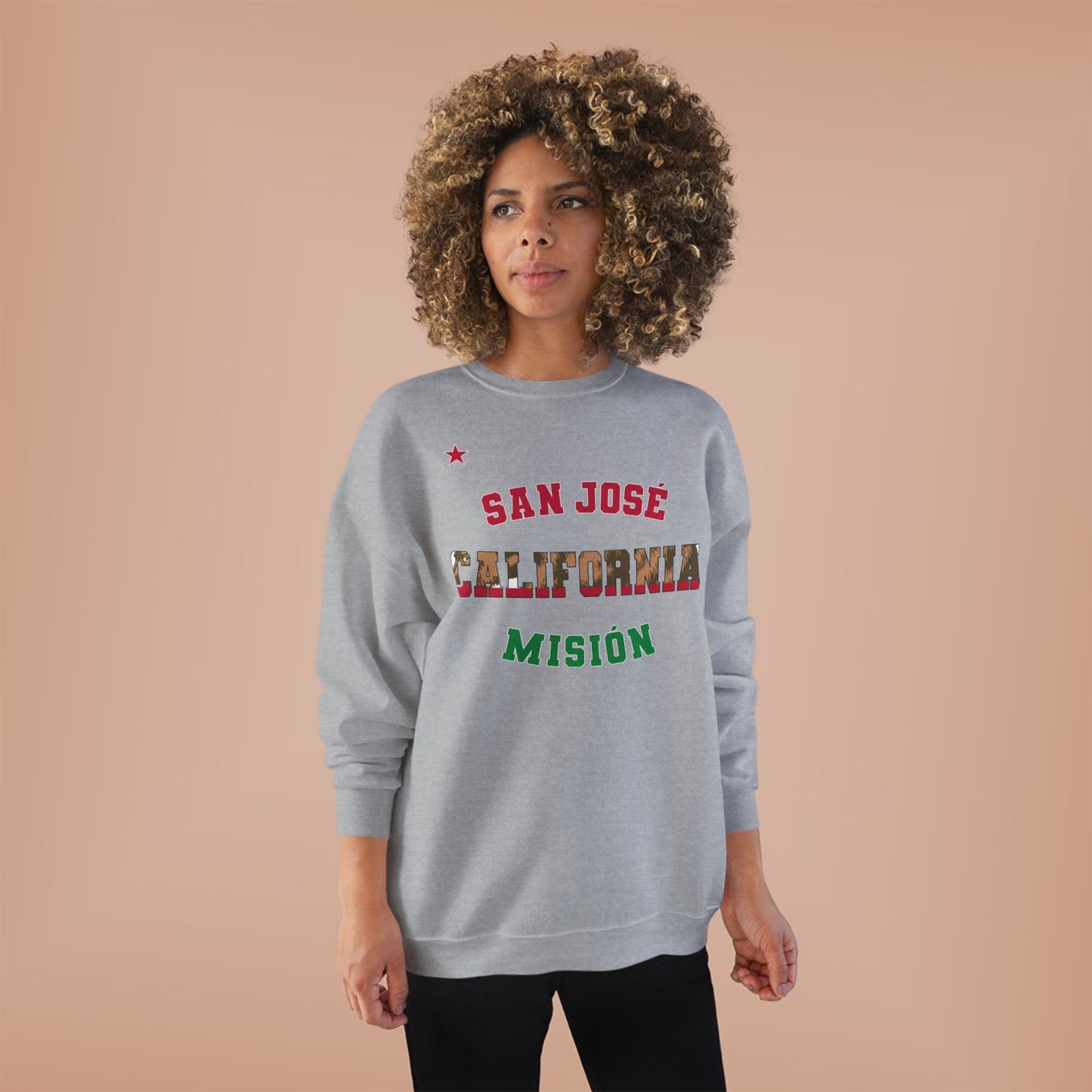 California San Jose Spanish - Unisex EcoSmart® Crewneck Sweatshirt