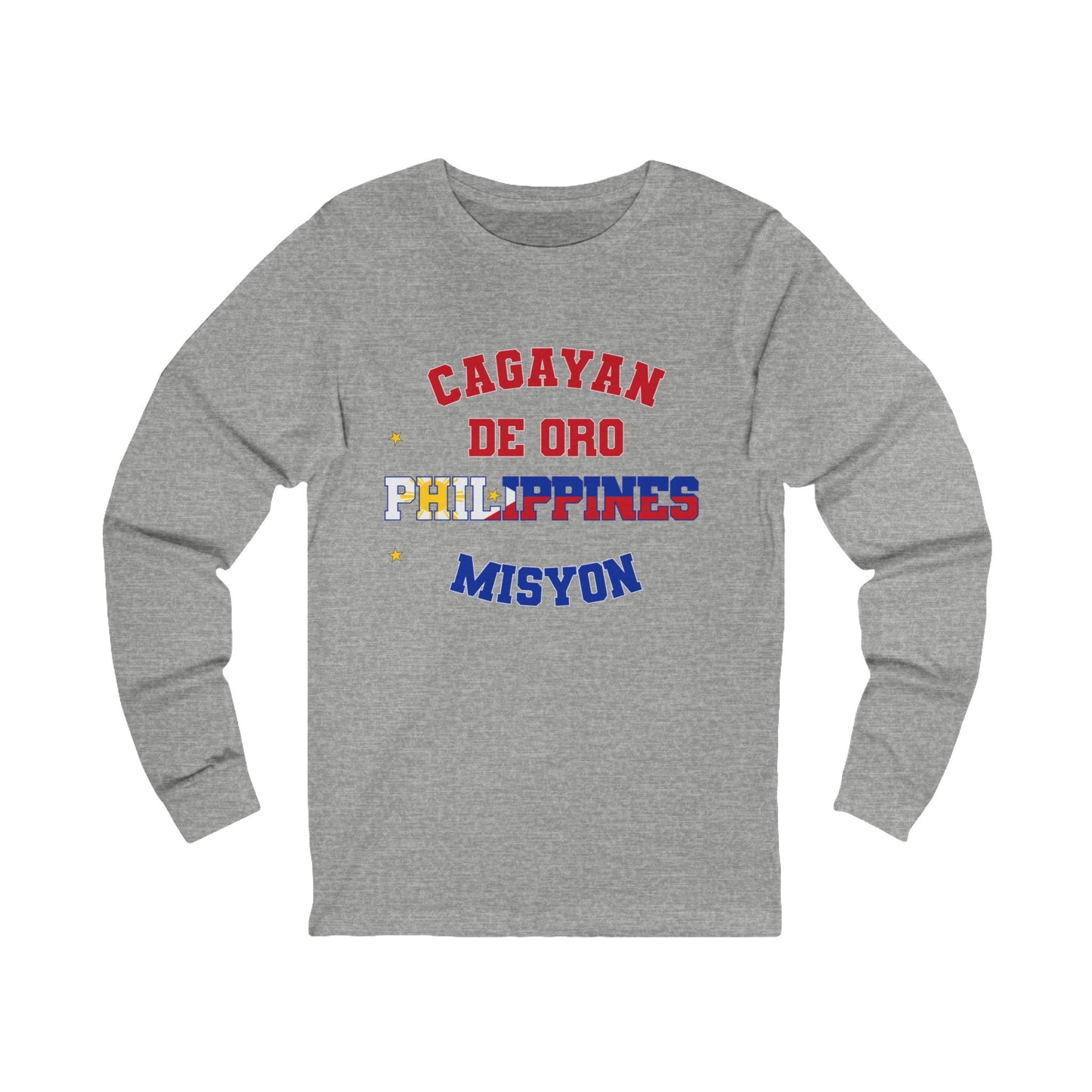 Philippines Cagayan de Oro Tagalog - Unisex Long Sleeve Cotton Jersey