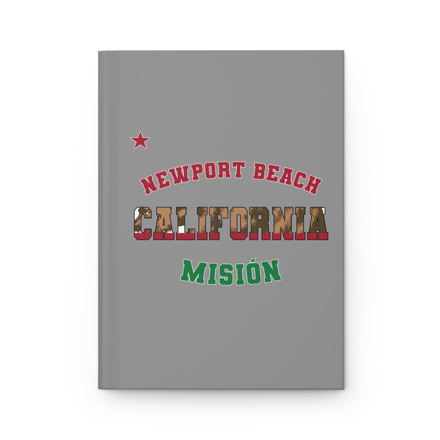 California Newport Beach Spanish - Hardcover Journal
