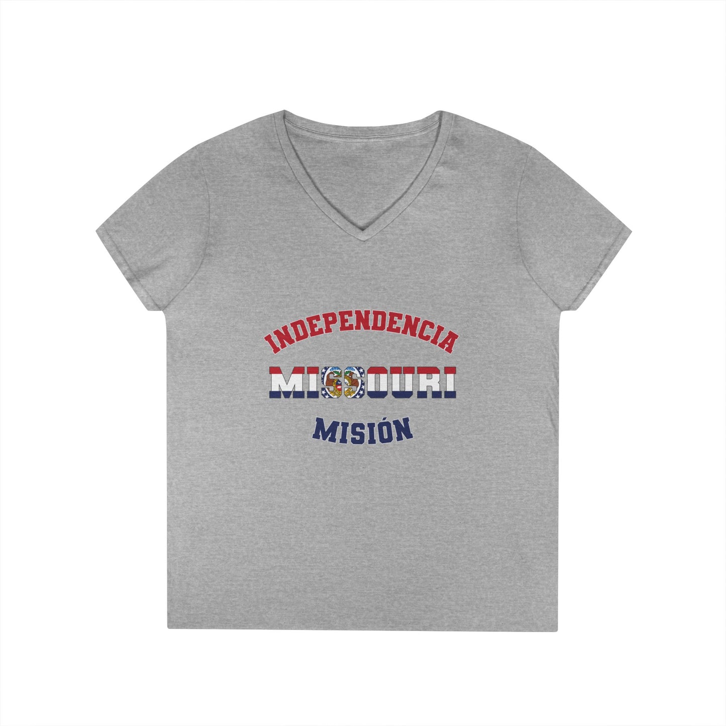 Missouri Independence Spanish - Ladies' V-Neck T-Shirt