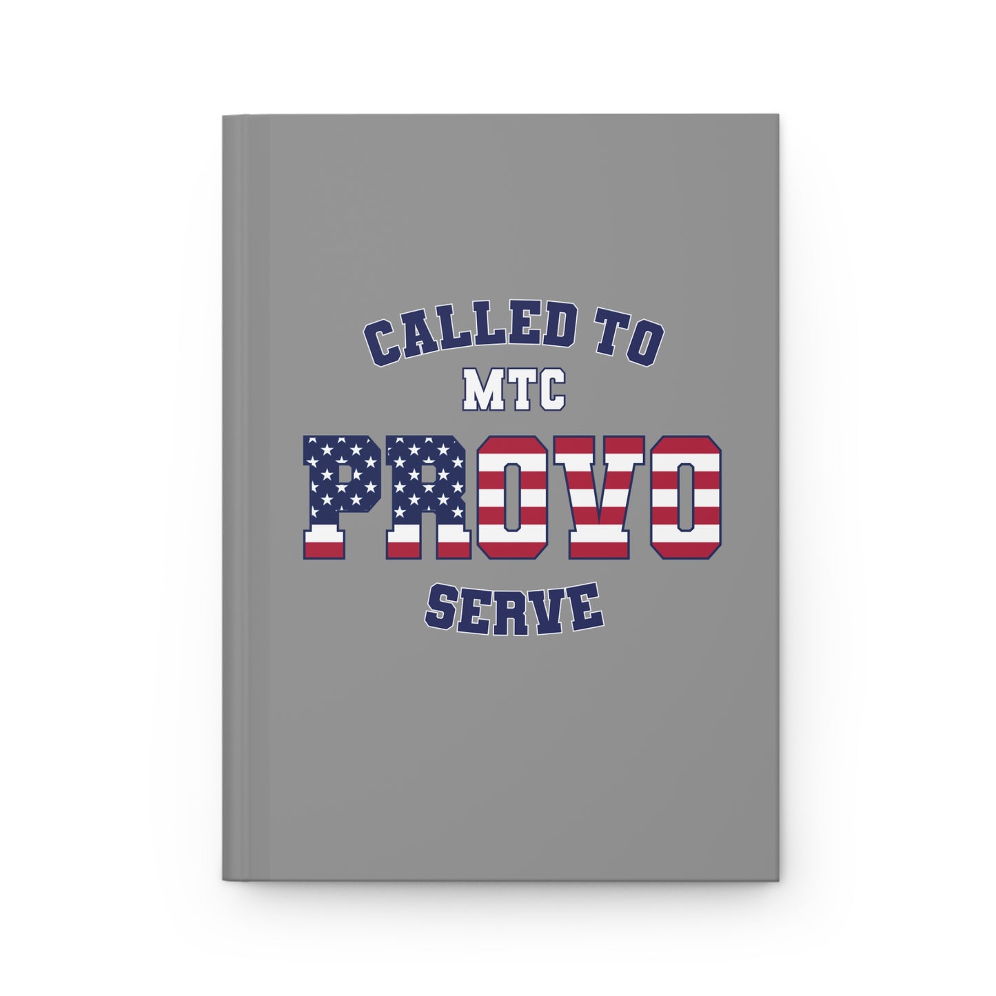 Provo MTC English - USA Flag - Hardcover Journal
