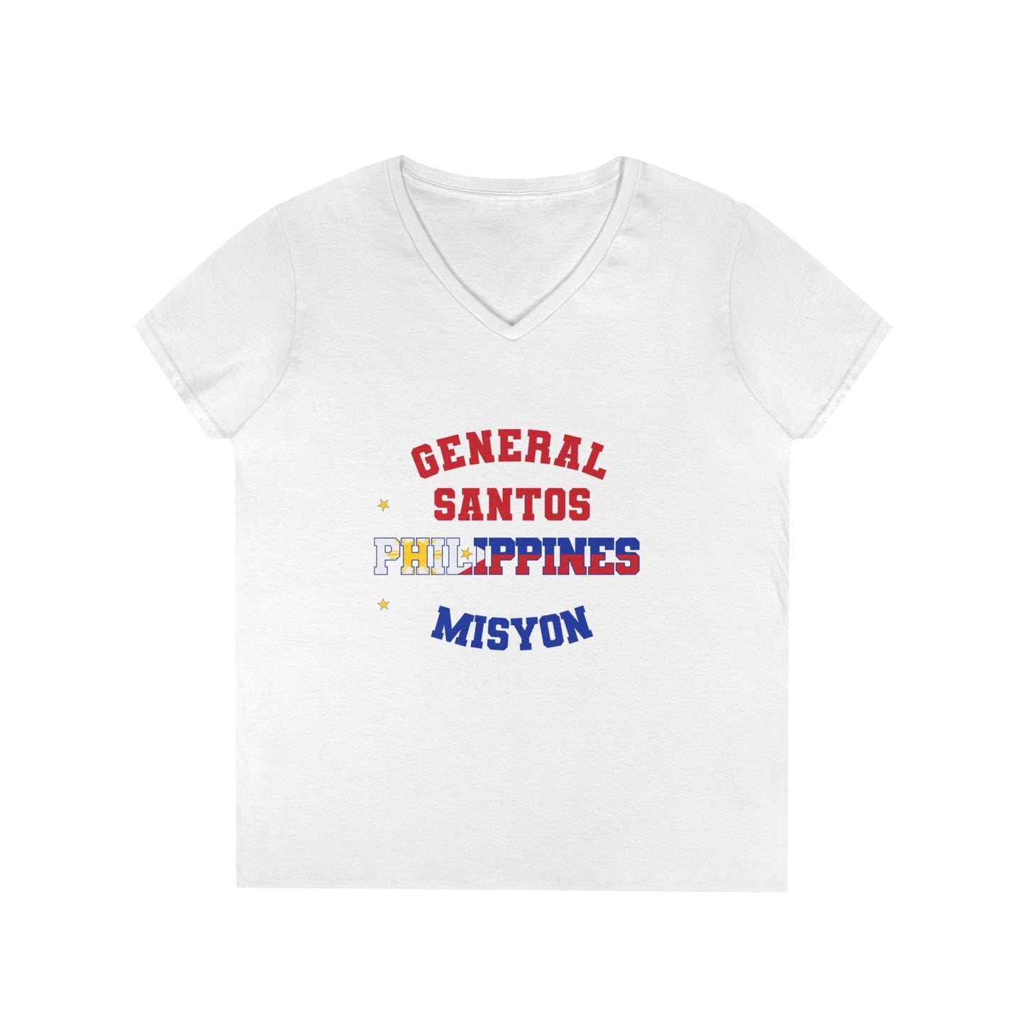 Philippines General Santos Tagalog - Ladies' V-Neck T-Shirt