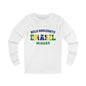Brazil Belo Horizonte Portuguese - Unisex Long Sleeve Cotton Jersey