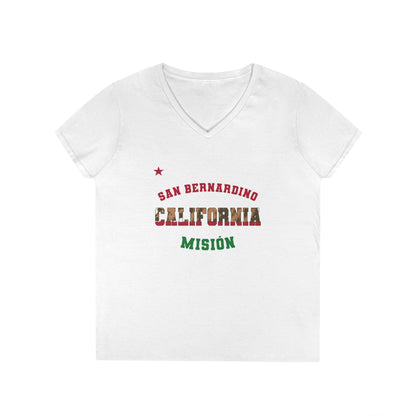 California San Bernadino Spanish - Ladies' V-Neck T-Shirt