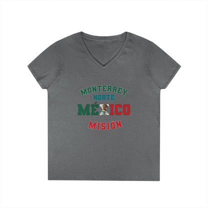 Mexico Monterrey North Spanish - Ladies' V-Neck T-Shirt