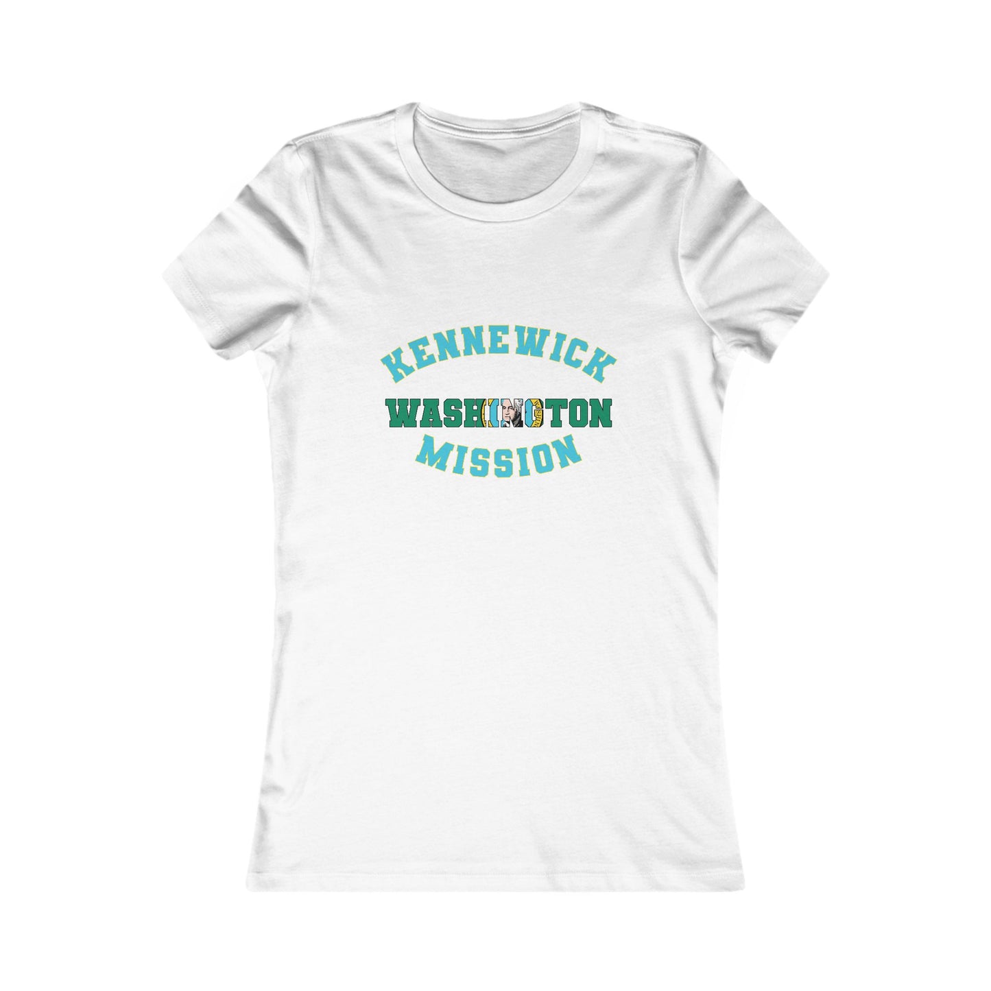 Washington Kennewick English - Ladies' New Favorite Tee