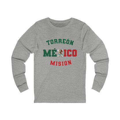 Mexico Torreon Spanish - Unisex Long Sleeve Cotton Jersey