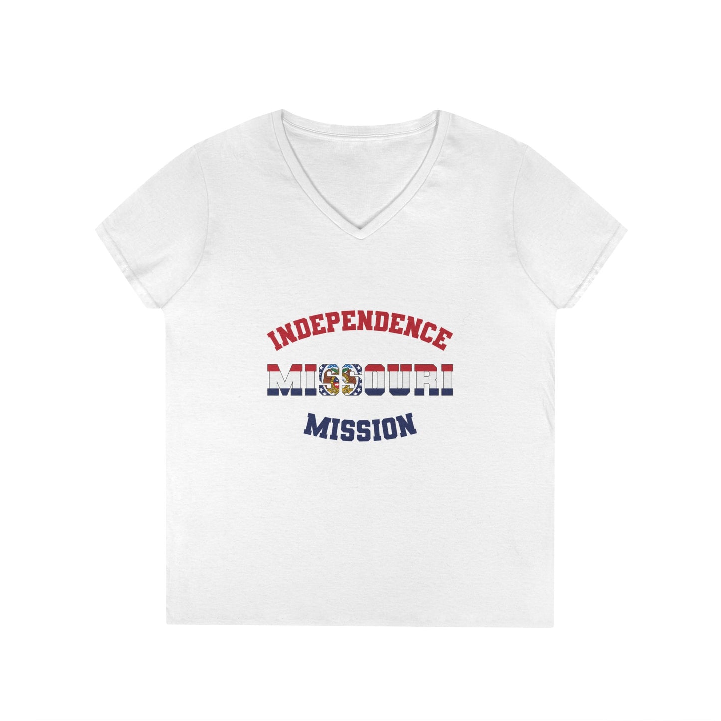Missouri Independence English - Ladies' V-Neck T-Shirt
