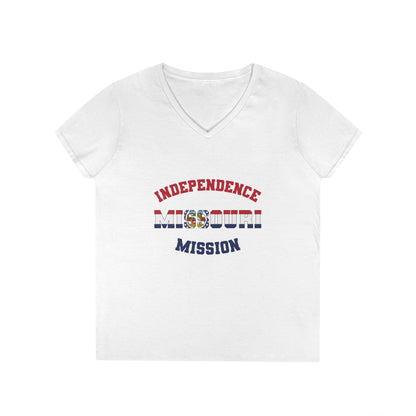 Missouri Independence English - Ladies' V-Neck T-Shirt