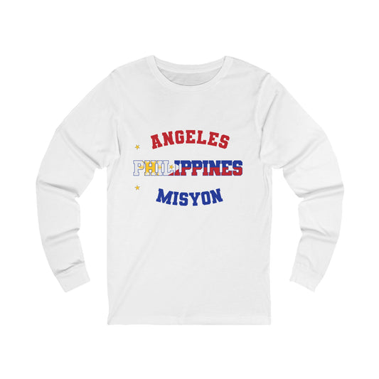 Philippines Angeles Tagalog - Unisex Long Sleeve Cotton Jersey