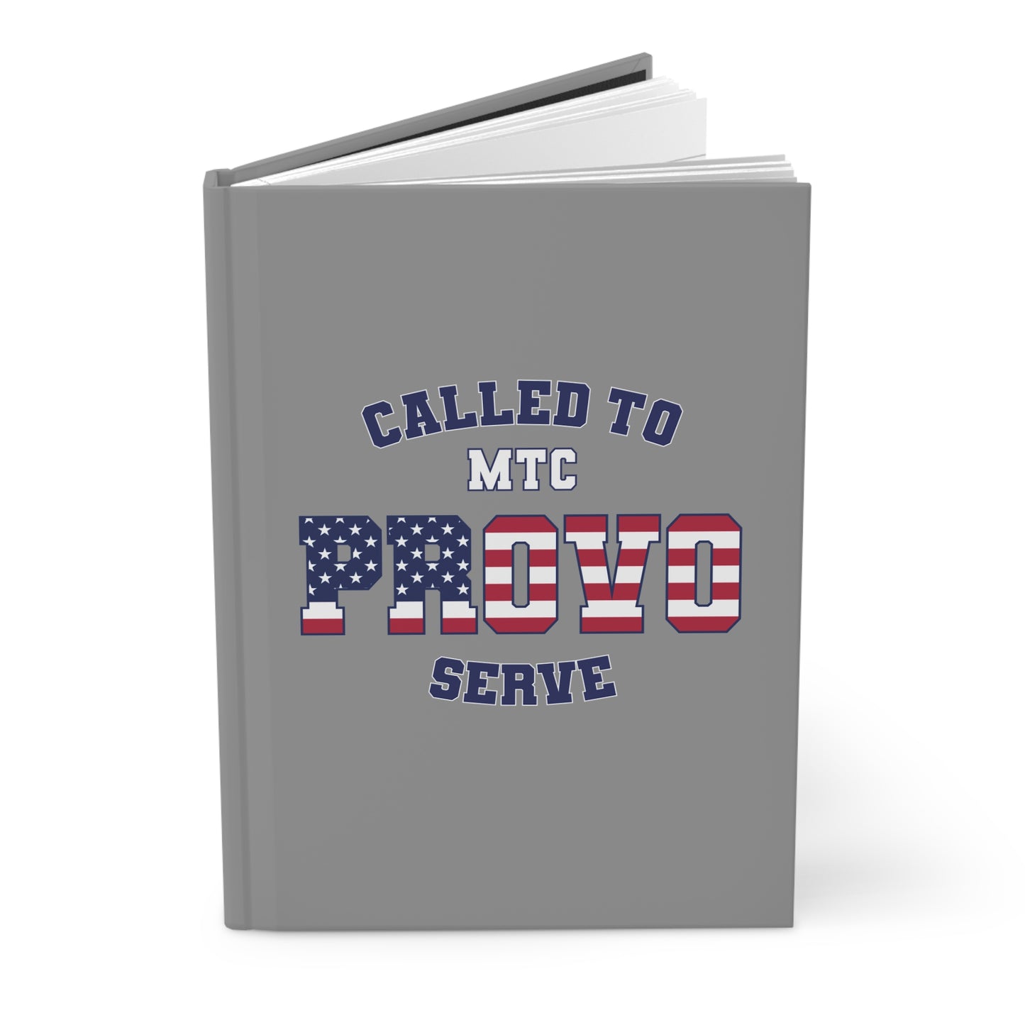 Provo MTC English - USA Flag - Hardcover Journal
