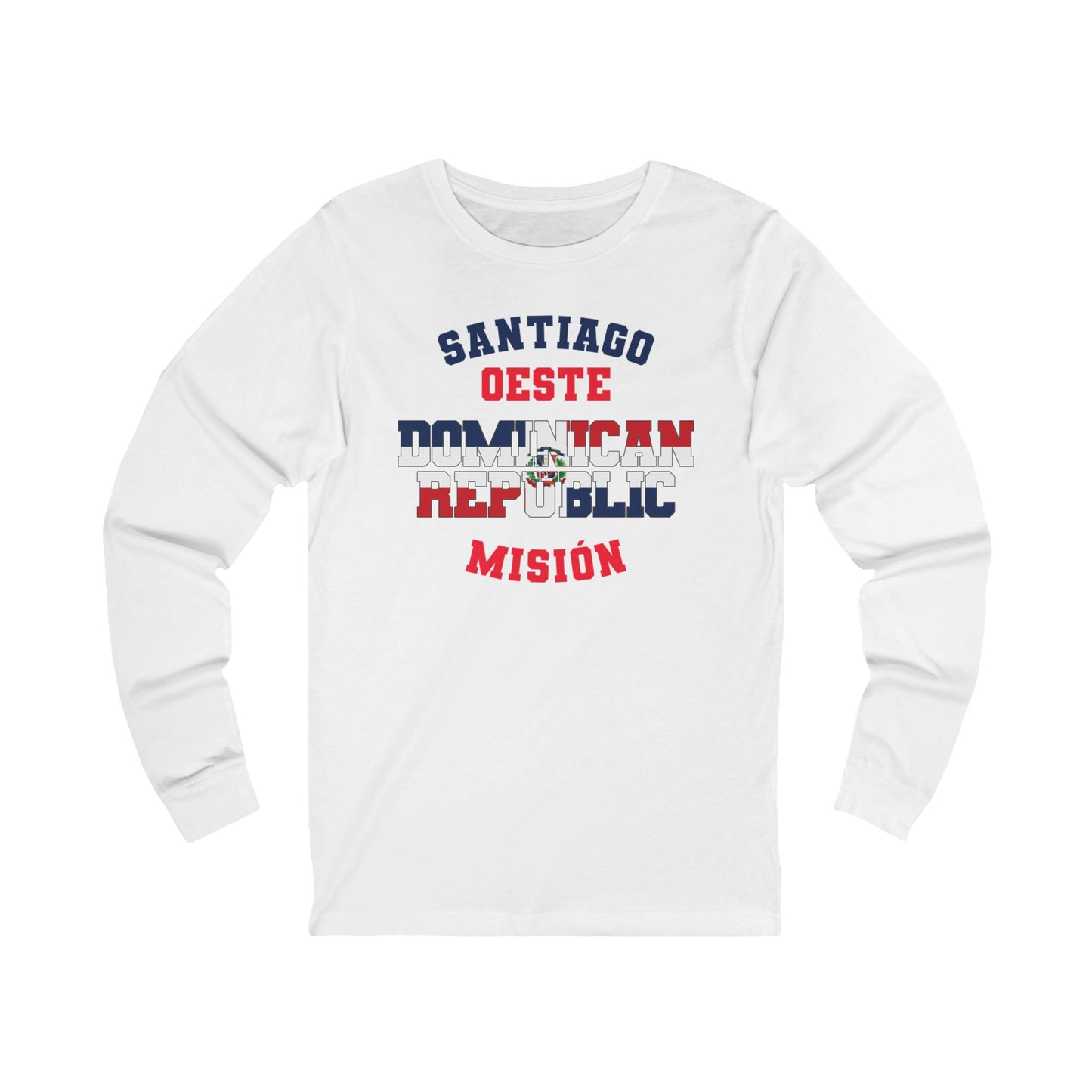Dominican Republic Santiago West Spanish - Unisex Long Sleeve Cotton Jersey