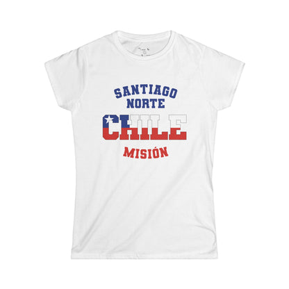 Chile Santiago North Spanish - The Classic P-Day Tee for Ladies