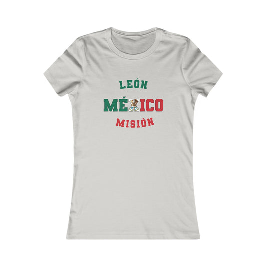 Mexico Leon Spanish - Ladies' New Favorite Tee