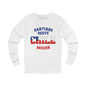 Chile Santiago West Spanish - Unisex Long Sleeve Cotton Jersey