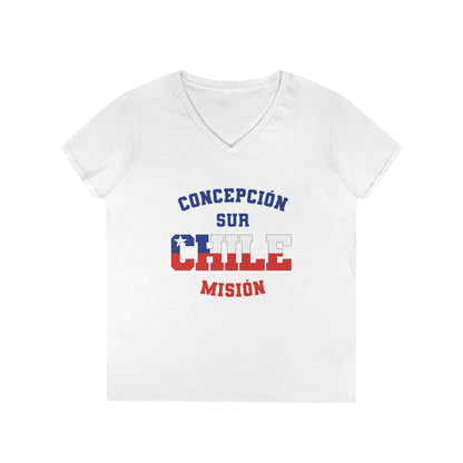 Chile Concepcion South Spanish - Ladies' V-Neck T-Shirt