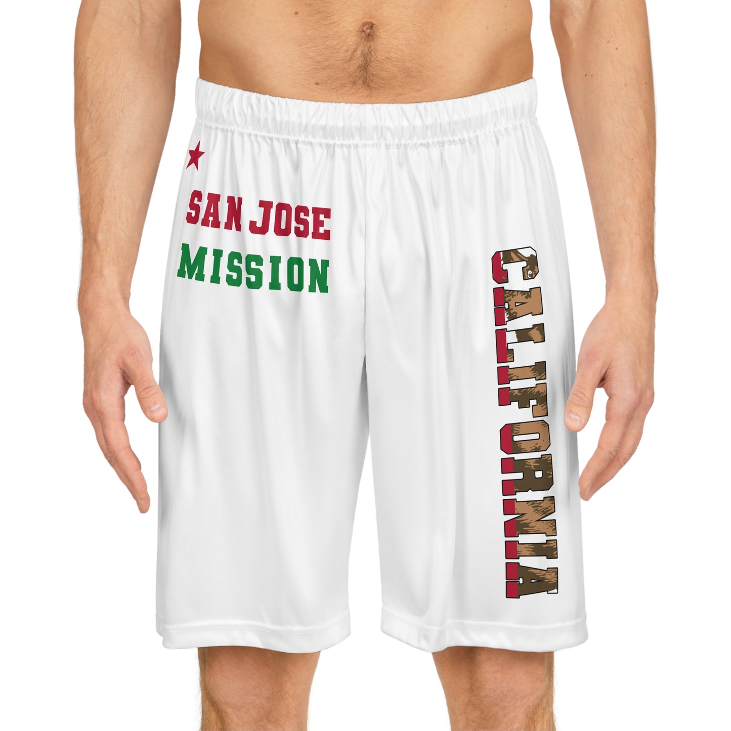California San Jose English - Men's Basketball Shorts