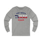 Texas Fort Worth English - Unisex Long Sleeve Cotton Jersey