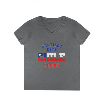 Chile Santiago East Spanish - Ladies' V-Neck T-Shirt