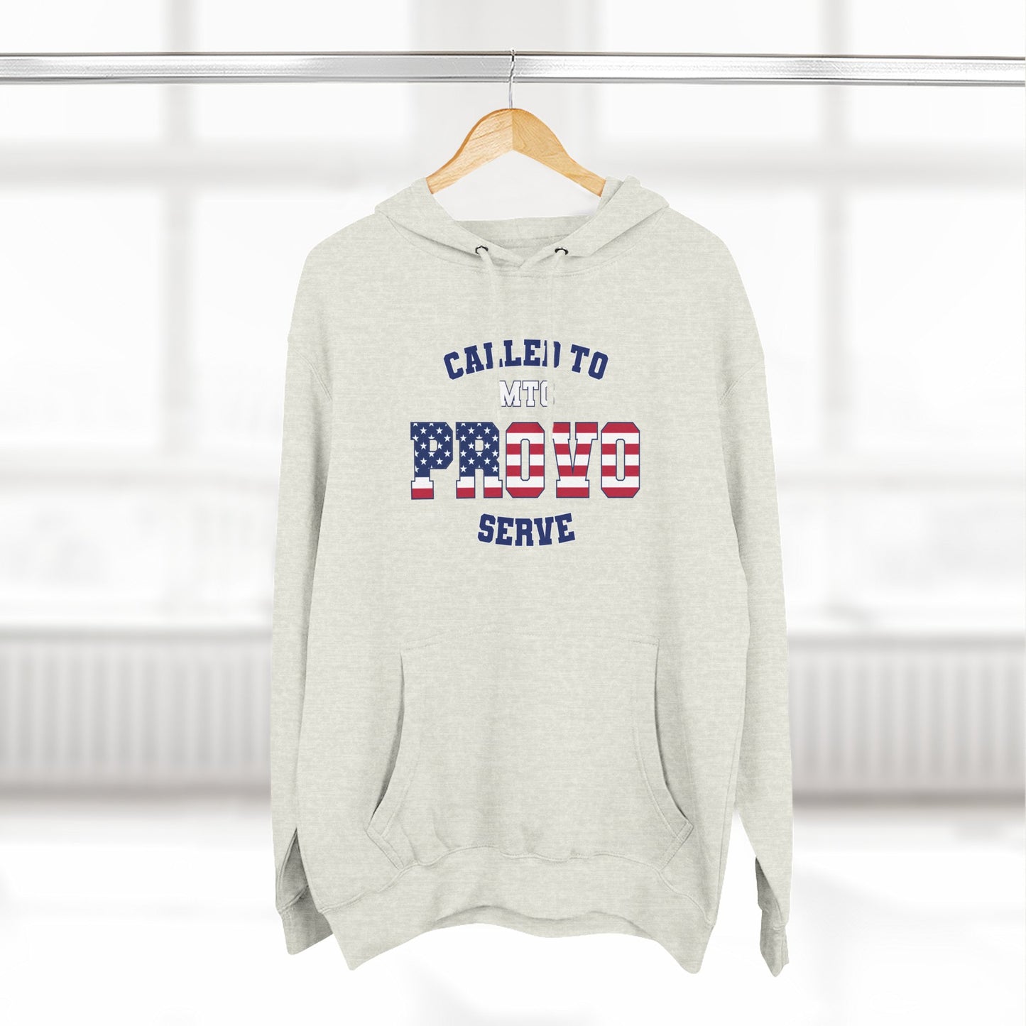 Provo MTC English USA Flag - The Relaxed Hoodie