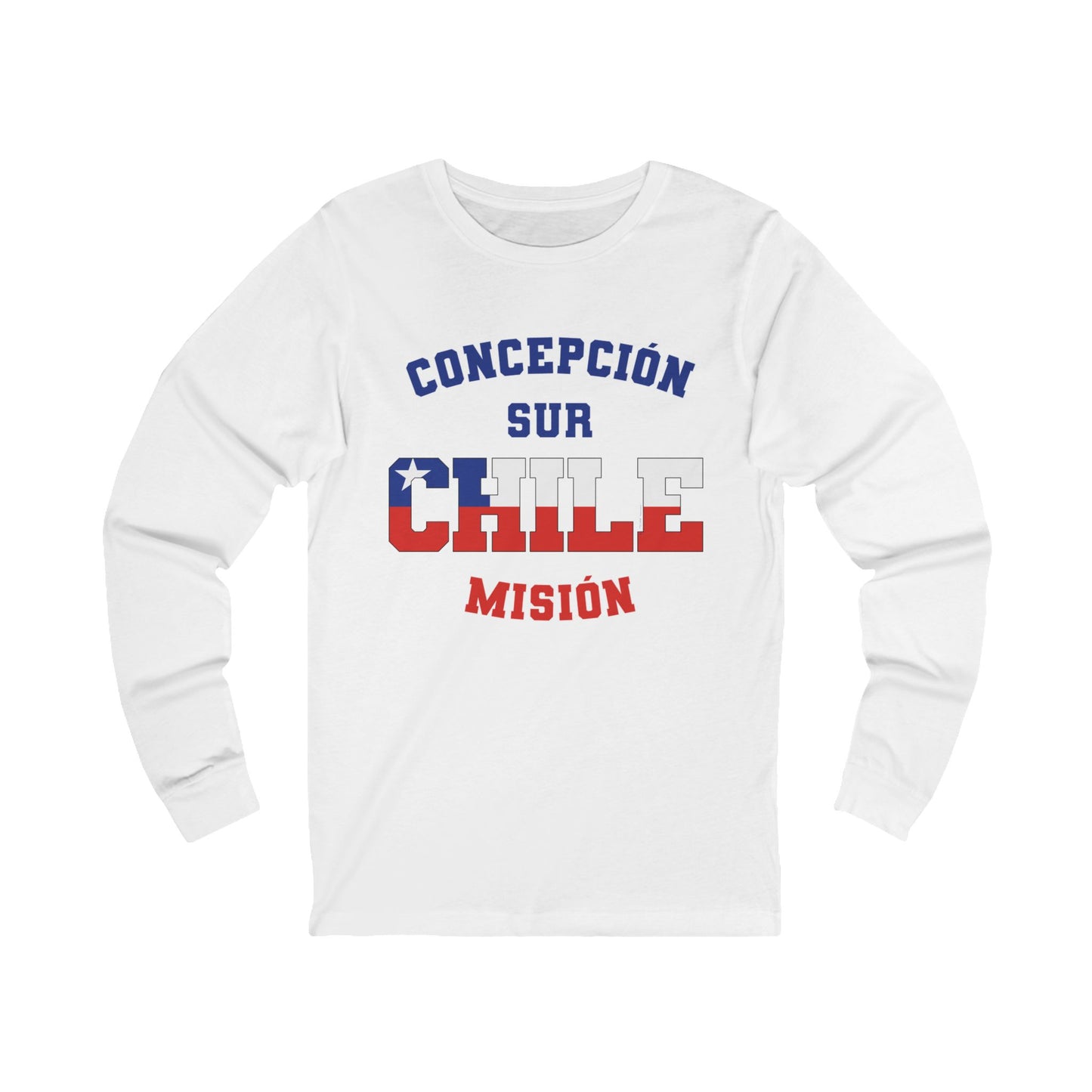 Chile Concepcion South Spanish - Unisex Long Sleeve Cotton Jersey