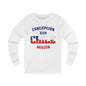 Chile Concepcion South Spanish - Unisex Long Sleeve Cotton Jersey