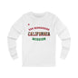 California San Bernadino English - Unisex Long Sleeve Cotton Jersey